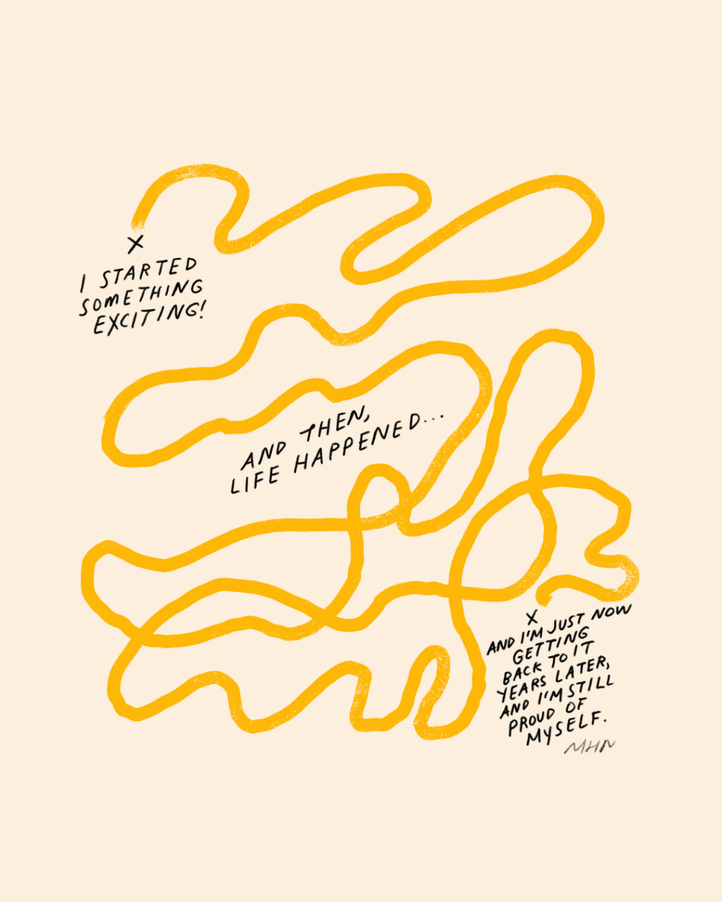 You can still be proud of yourself in the&nbsp;pauses