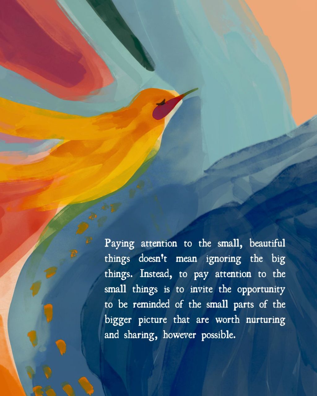 Paying attention to the small parts of the bigger&nbsp;picture