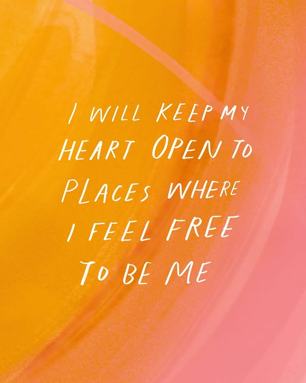 Seek out spaces where you feel free to be&nbsp;you