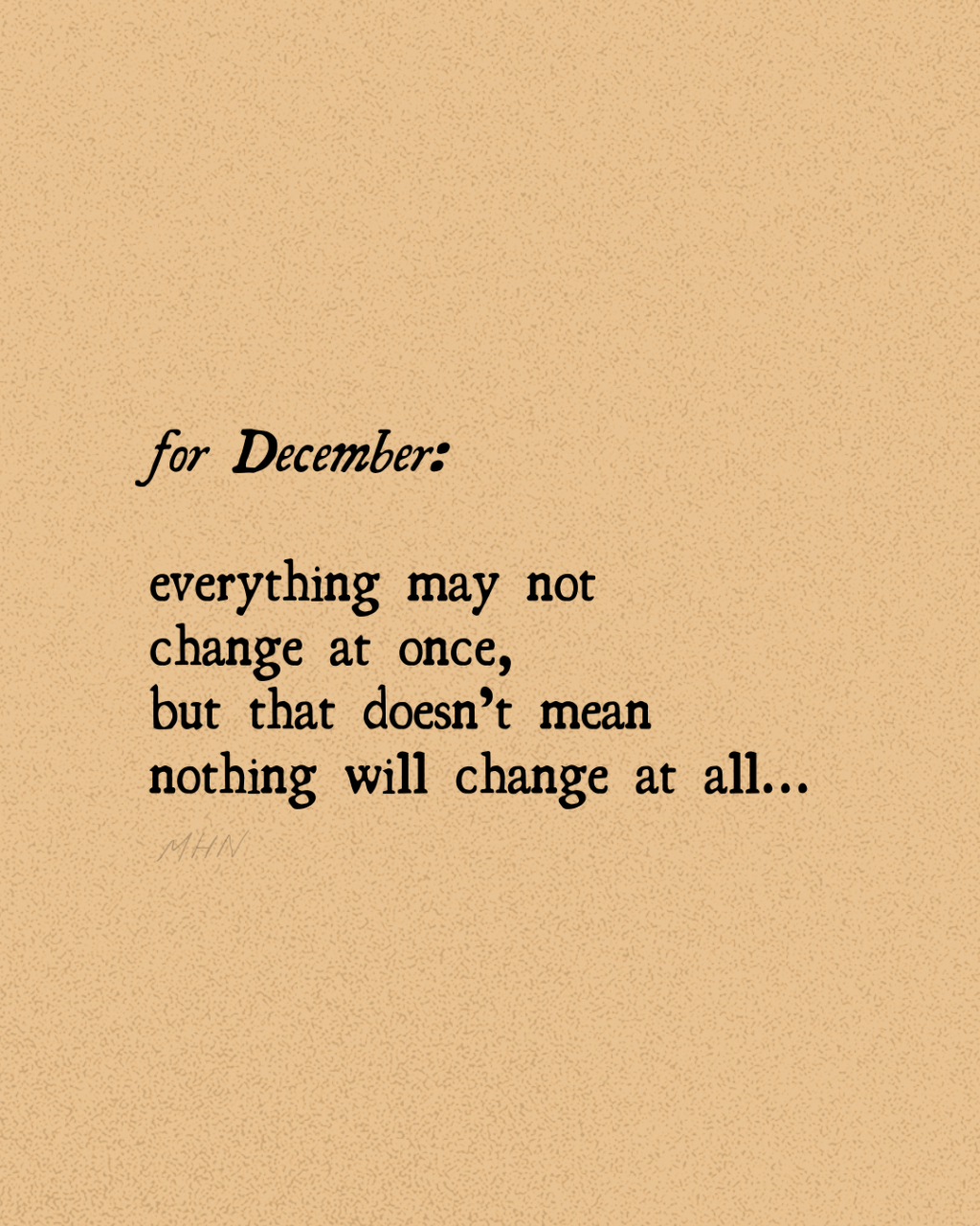 For December (A&nbsp;Poem)